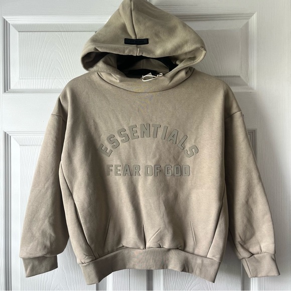 Essentials Fear Of God size 8 Kids Unisex Hoodie NWT - Picture 1 of 6